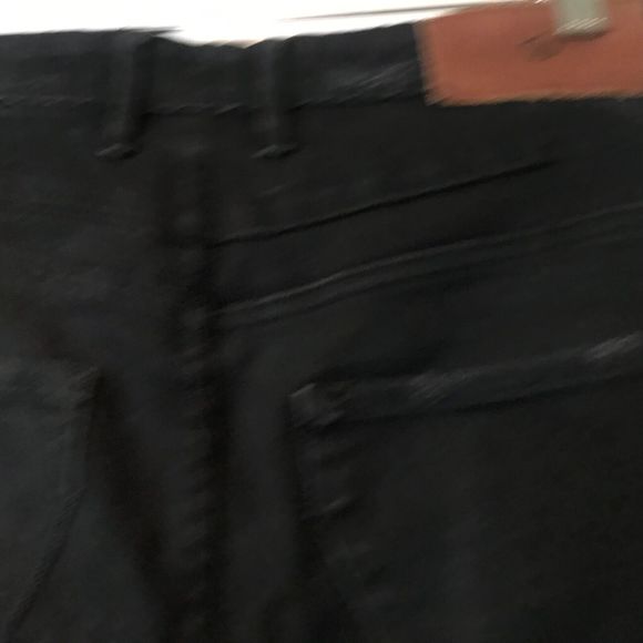 Zanerobe  Slingshot Denimo Black Button Fly Distressed Denim Jogger 32 - Picture 11 of 16